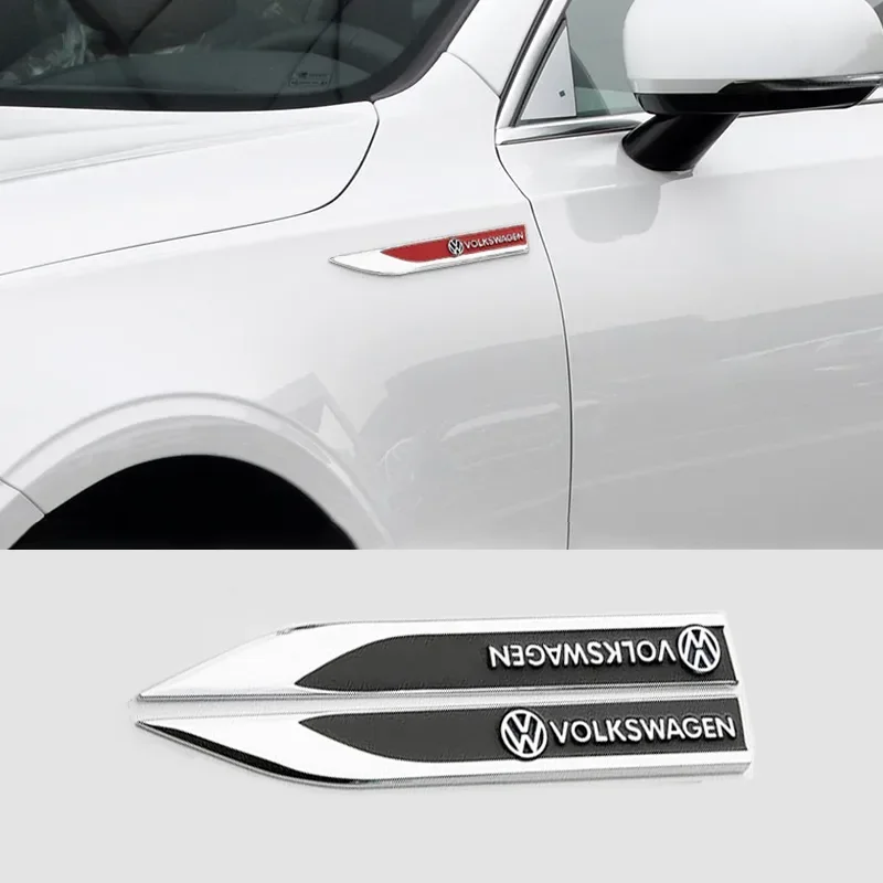 2 шт. 3D металлическое автомобильное крыло боковое эмблема наклейка для Volkswagen GOLF 5