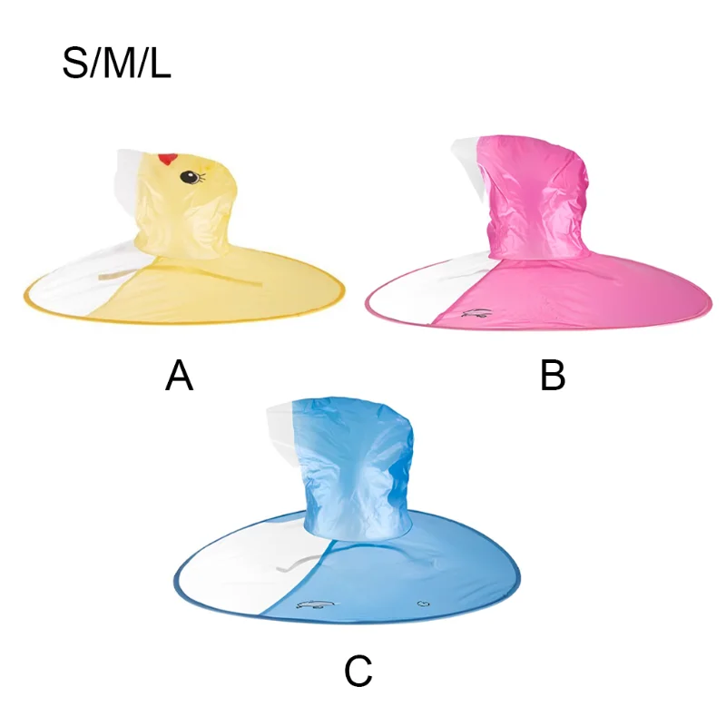 Reflective Ring Rain Coat Cover Lightweight Reusable Poncho Raincoats