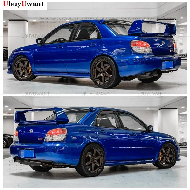 Задний спойлер багажника для Subaru Impreza WRX Sedan 6Th 7Th 8Th 9Th ST 2002-2007 GT крыла с лампой