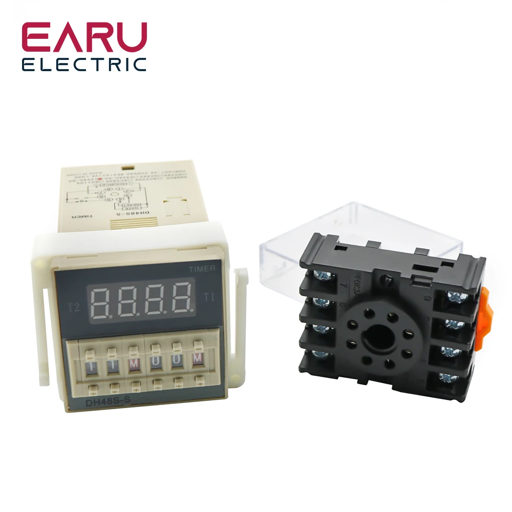 Реле времени с цифровым дисплеем устройство задержкой 12 В 24