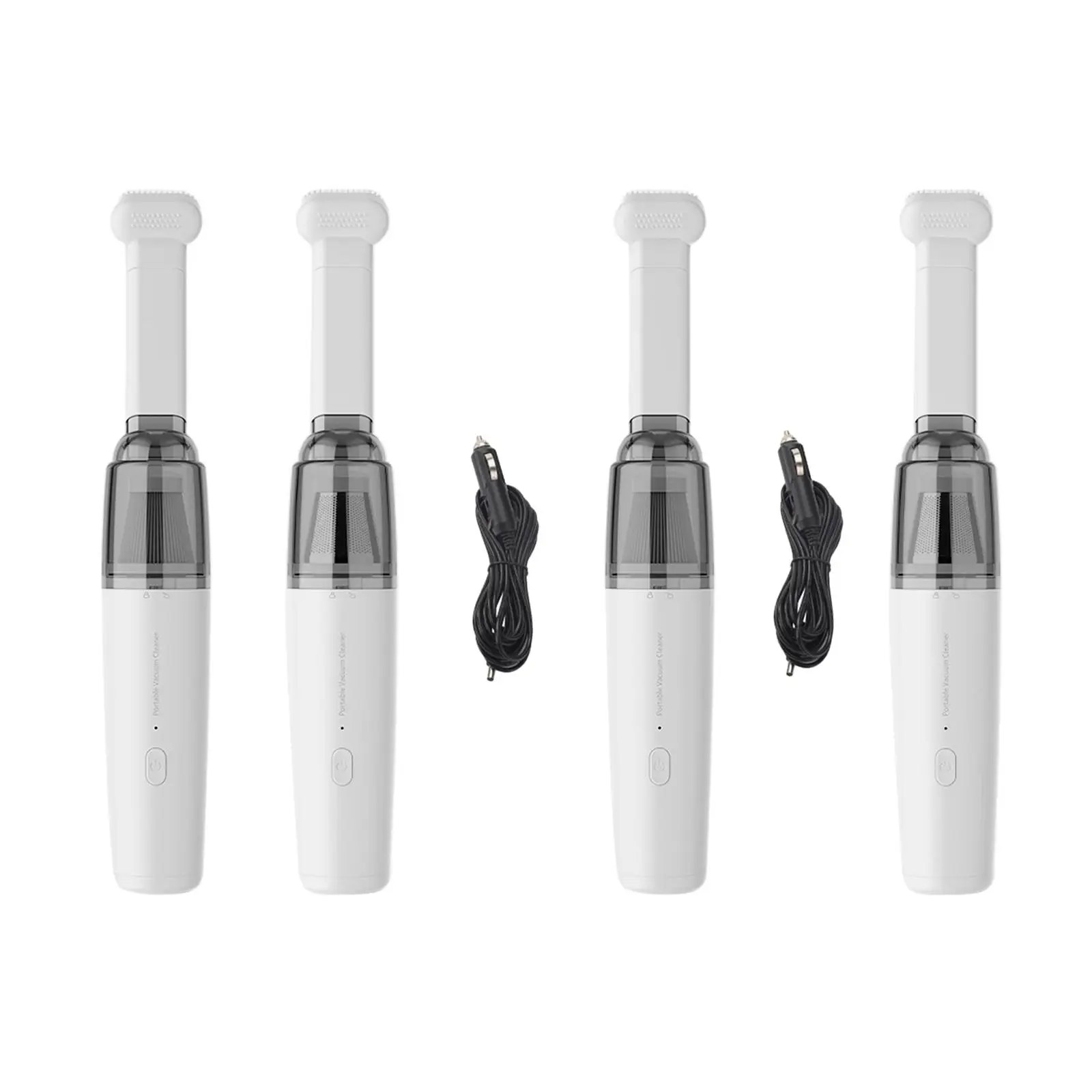 

Portable Handheld Vacuum Cleaner 130ml Dust Bin Powerful Suction 13000PA Accessories for