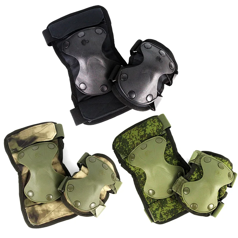 

Hight Quality Russian Army Fan Special Forces 6B51 Tactical Protection Small Green Man Camouflage Knee and Elbow Pads