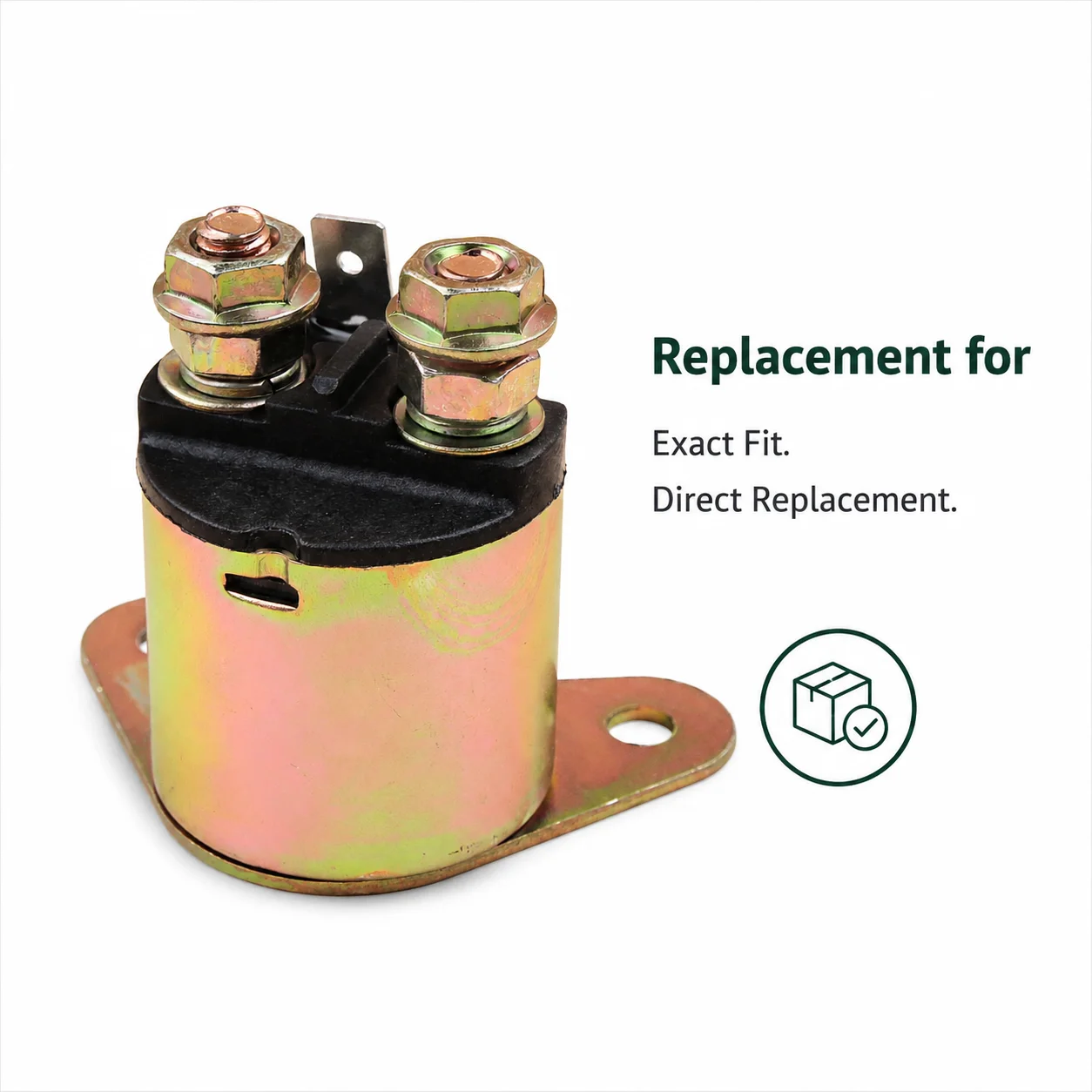 Фото Реле соленоида стартера для двигателей Honda GX240 GX270 GX340 GX390 8-13 л.с., генераторов 188F 190F, а также запчасти для водяных насосов EC5500 EC6500 №2