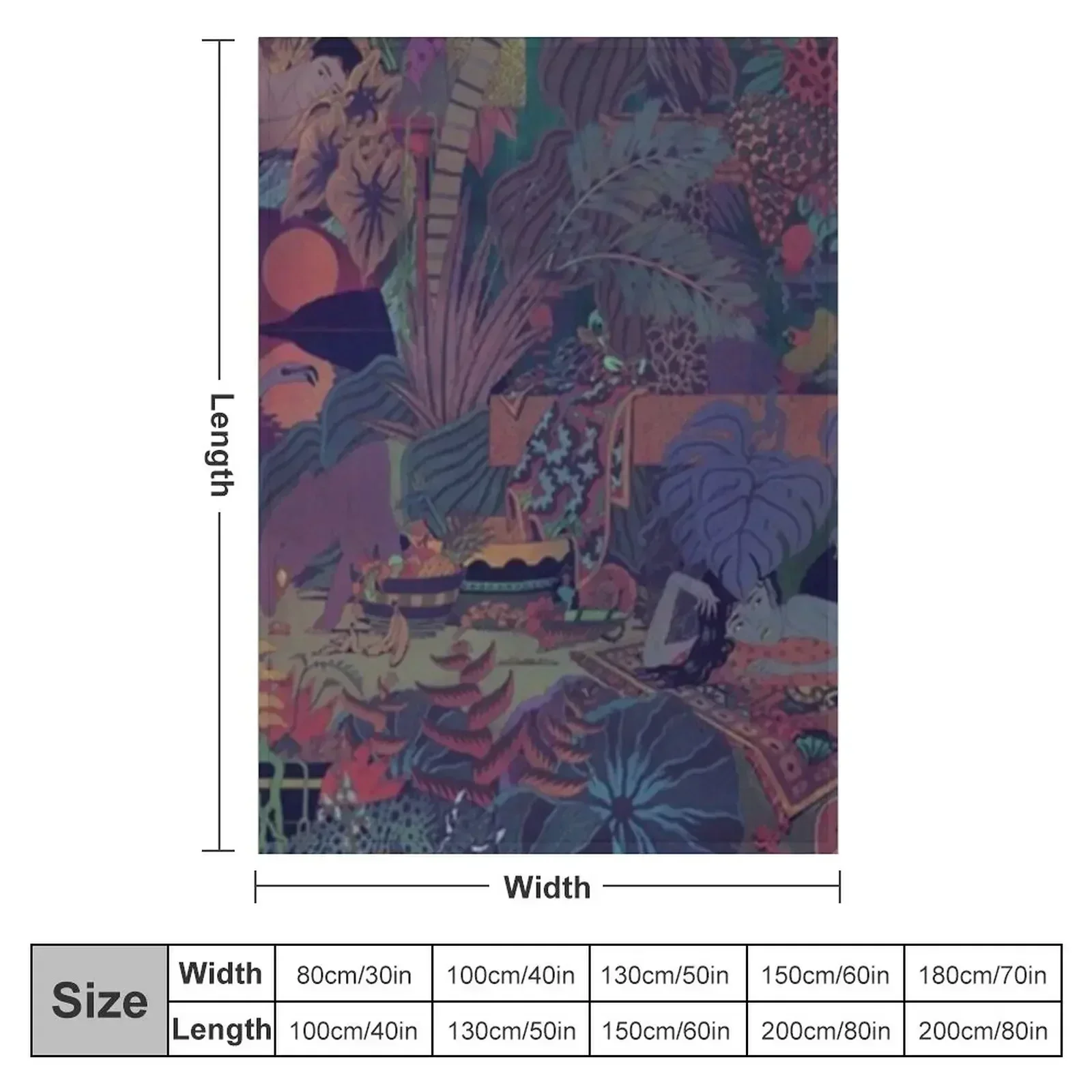 Одеяло Glass Animals Zaba большие одеяла для пикника