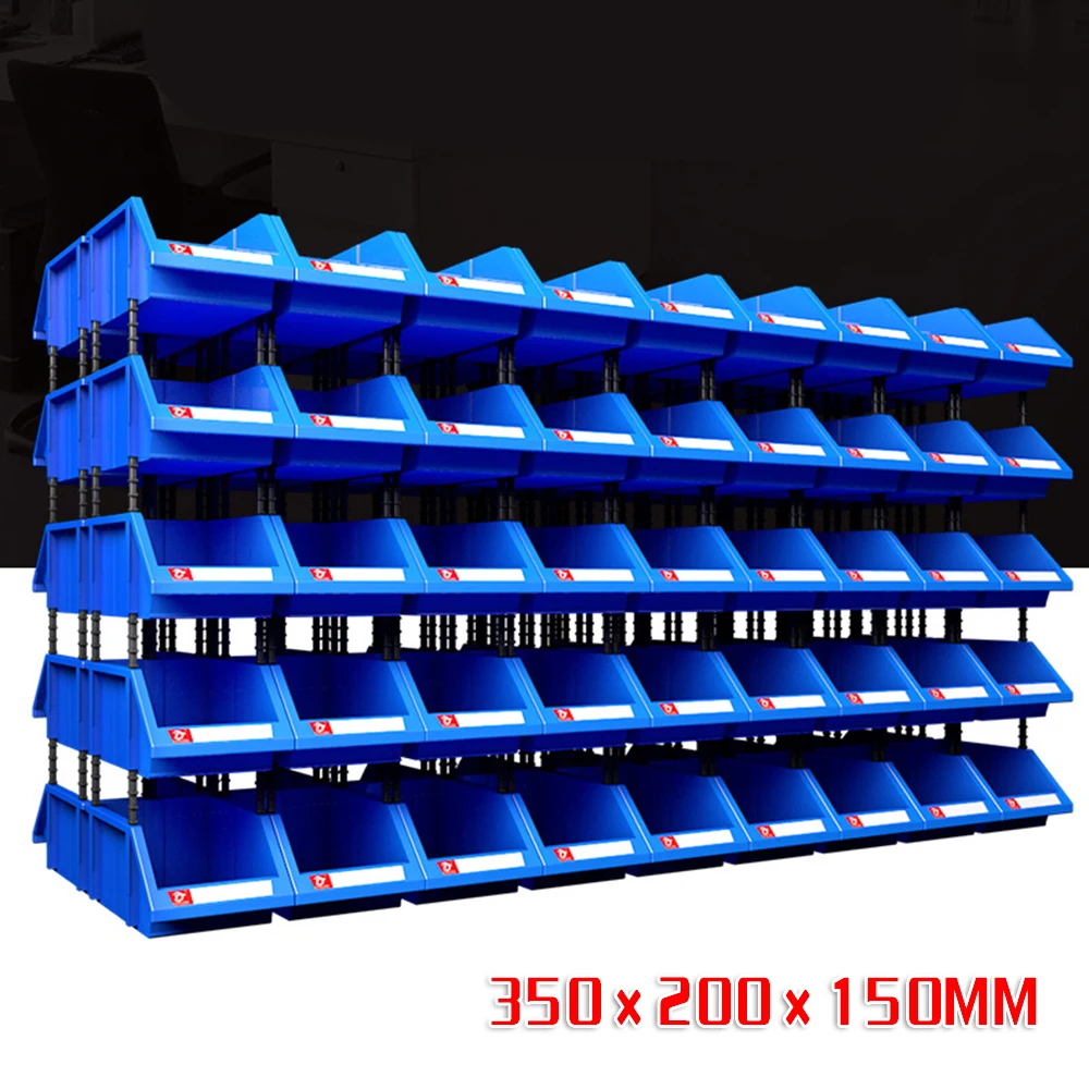 Screw Organizer Storage Box Workshop Adapter Thick Plastic Tool 350*200*150MM Accessory Fitting Garage Rack New