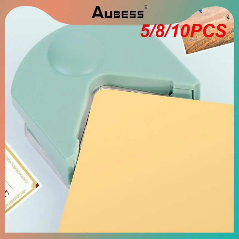 

5/8/10PCS Paper Trimmer Cutter Rounded Corner Punch Mini Round Paper Cutting Rounding Paper Cutter Pvc Corner Punch