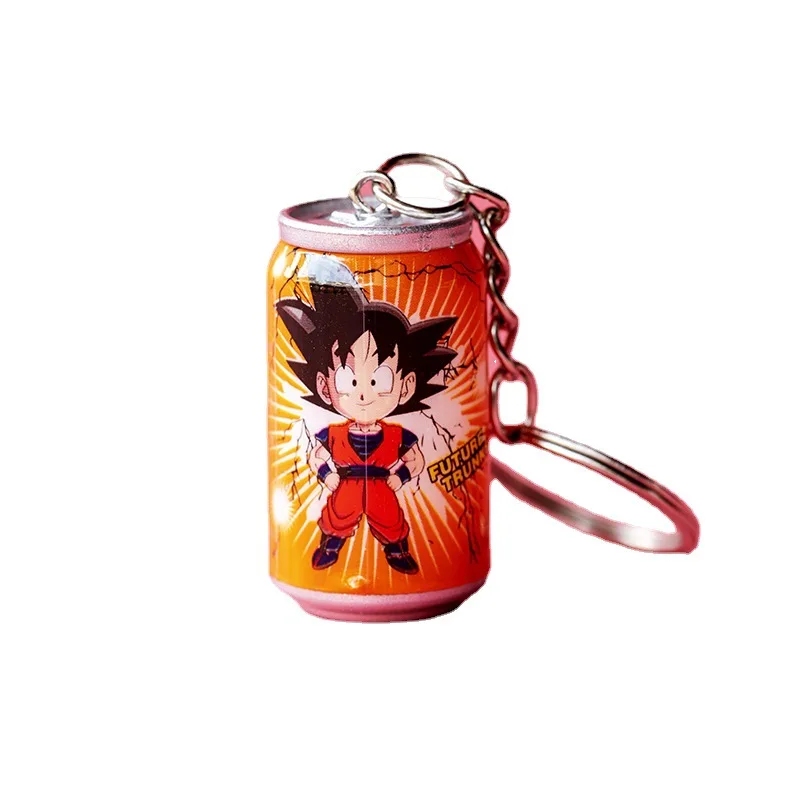 Фото Набор из 4 брелоков Dragon Ball: Сон Гоку, Какаротто, Вегета, Транкс. Мультяшные аниме-фигурки, милые подвески, брелоки для ключей, подарок, игрушка. №3