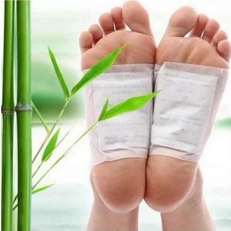 

100 Detox Foot Patch Bamboo Pads Patches With Adhersive Foot Care Tool Improve Sleep Slimming Detoxification Foot Sticker