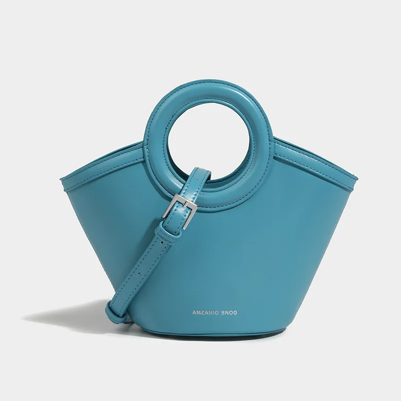 This Year's Popular Small Bag Scallop Bag Small 2023 Spring and Summer New Fashion Simple One Shoulder Hand Crossbody Bag