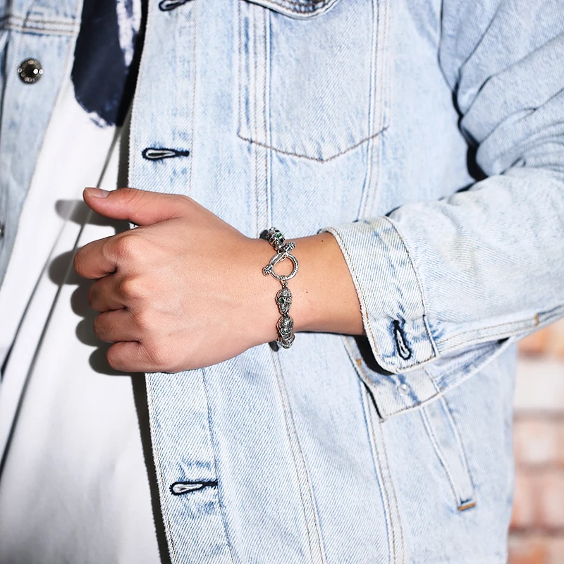 Оптовая продажа стерлинговое серебро S925 европейский и американский готический