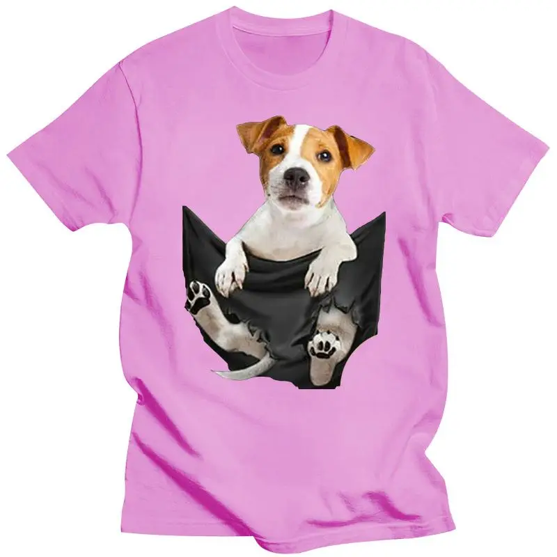 Футболка с внутренним карманом Джека Расселла футболка для любимых собак