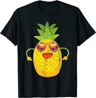 exotic pineapple sunglasses funny fruit tropical summer t shirt