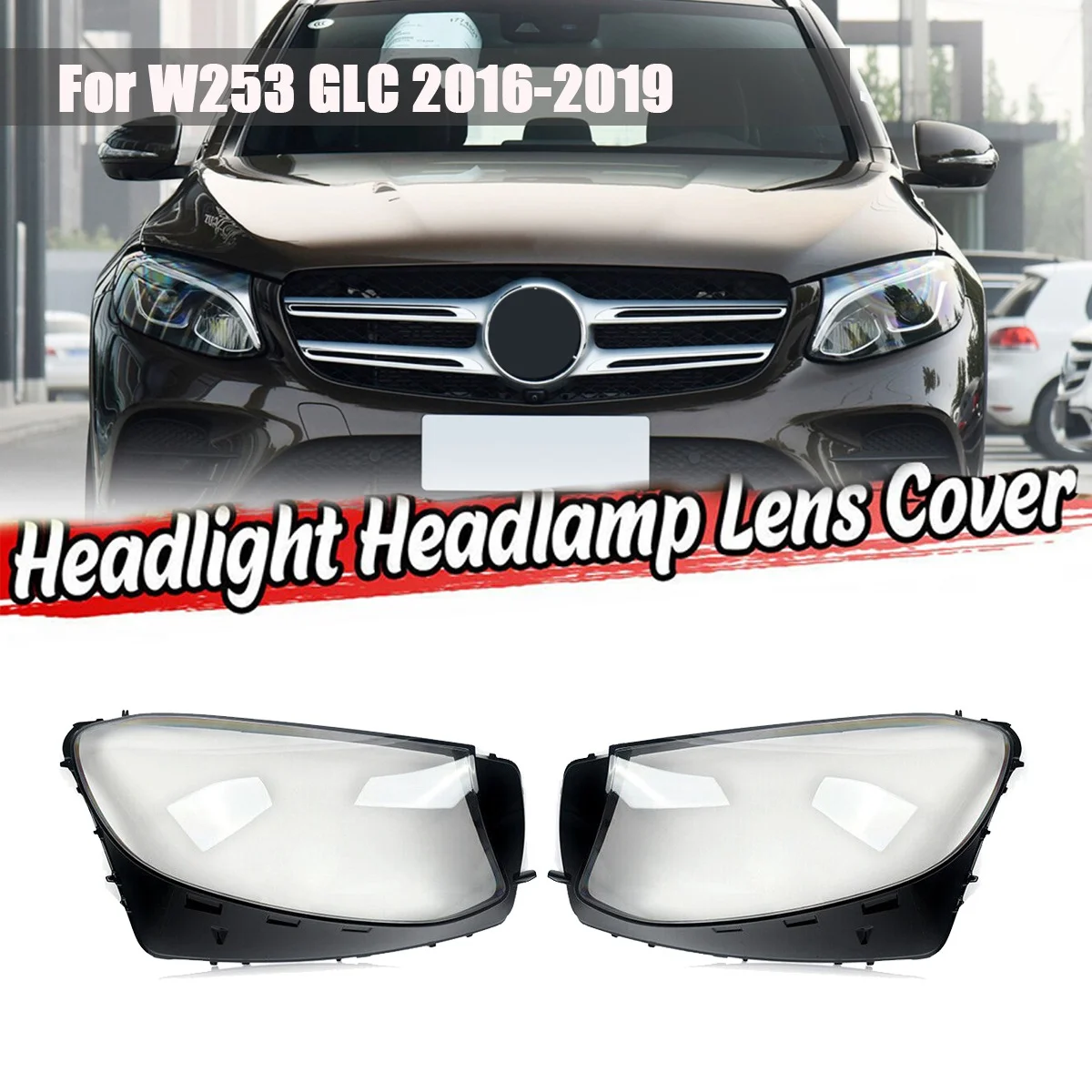

Левая крышка для автомобильных фар Mercedes-Benz W253 GLC 200 250 300 2016-2019