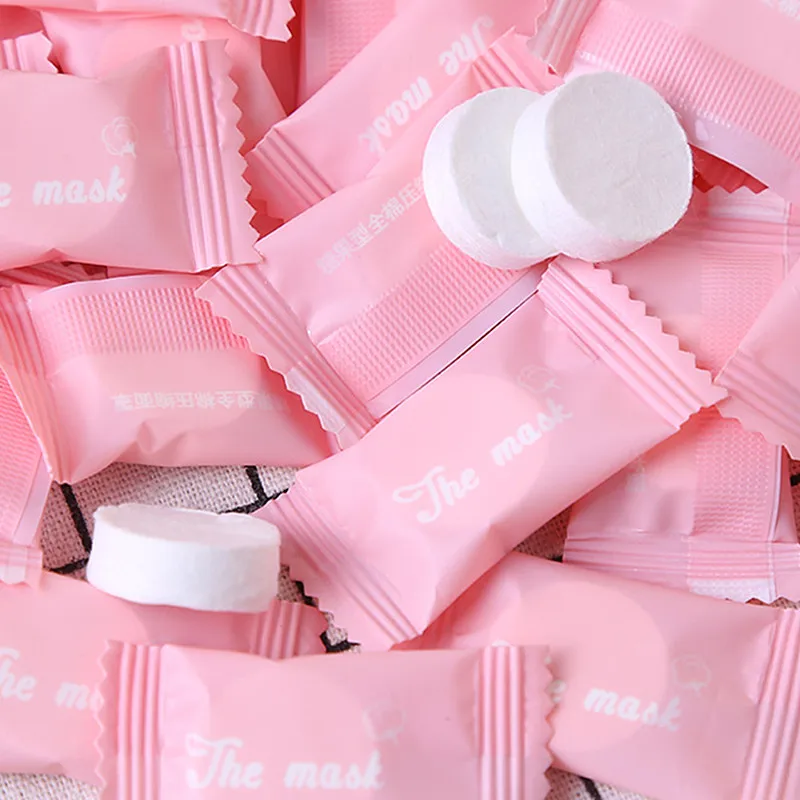 

10PCS Face Mask Paper Disposable Facial Mask Paper Natural Skin Care Compressed Wrapped Masks DIY Women Makeup Face Beauty Tool