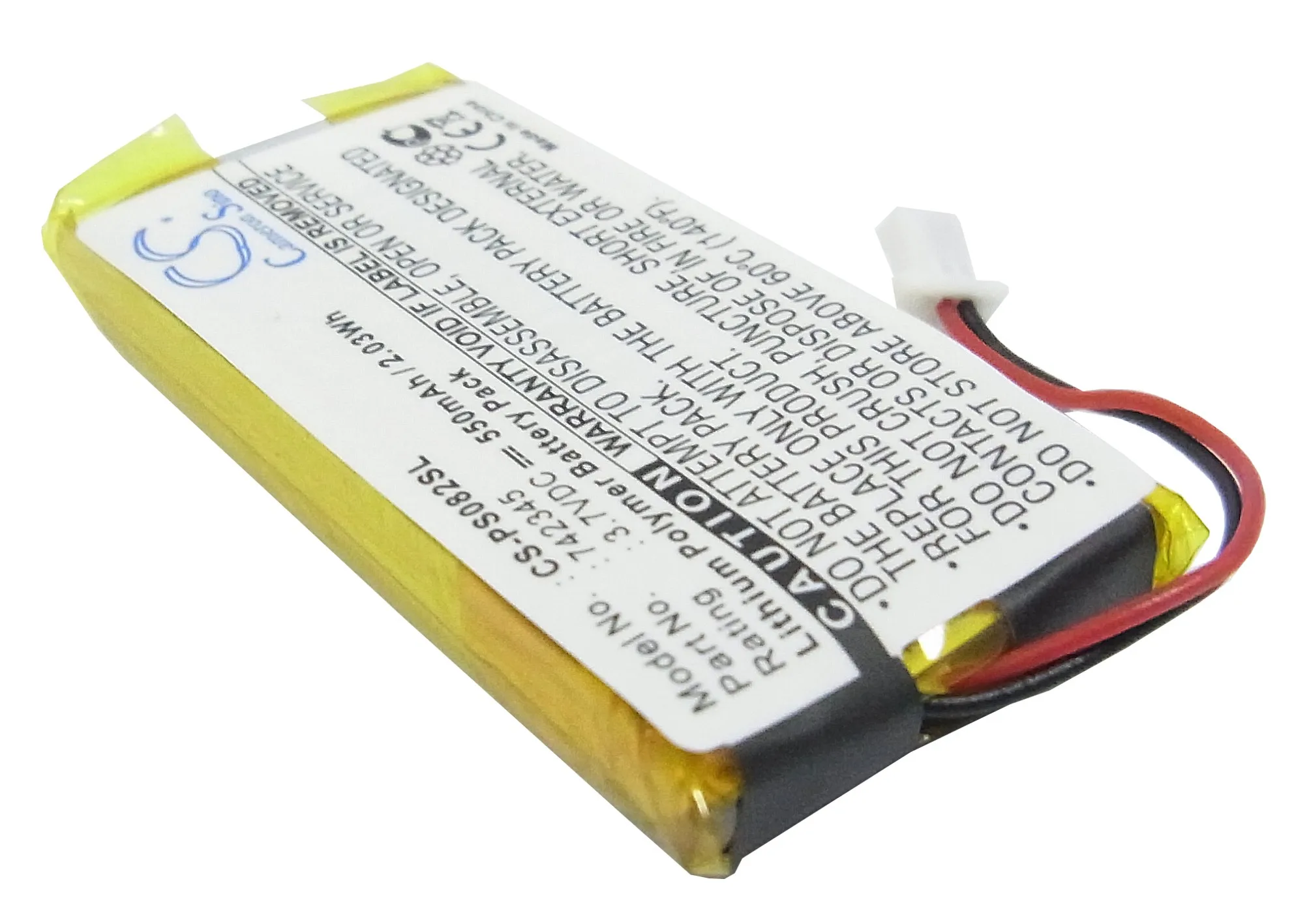 Фото Аккумулятор Cameron Sino 550 мАч для Philips GoGear HDD082/17 2 Гб 742345 №4