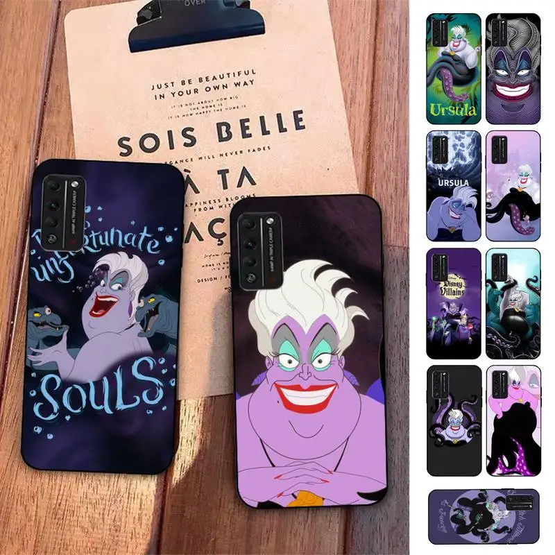 

Disney Ursula Villains Phone Case for Huawei Honor 10 i 8X C 5A 20 9 10 30 lite pro Voew 10 20 V30