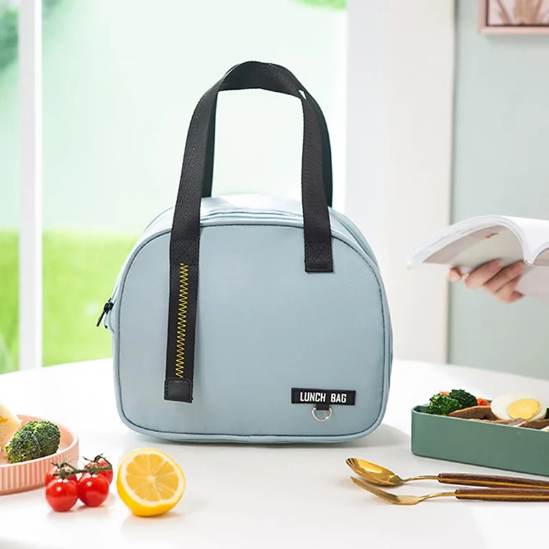 

Fashion Oxford Cloth Insulated Lunch Bag Portable Thermal Bento Boxes Cooler Bags Food Storage Container for School Picnic