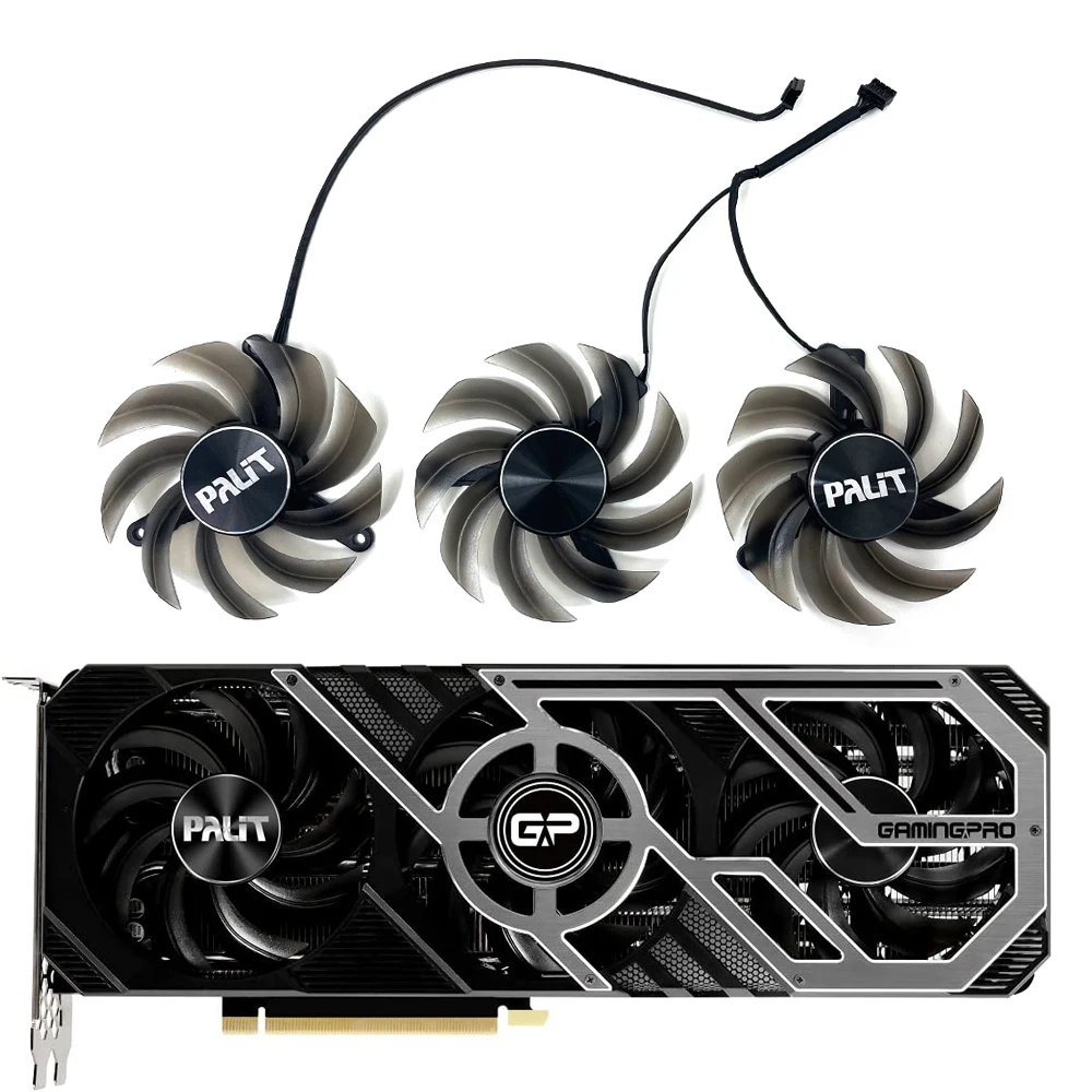 Новый оригинальный охлаждающий вентилятор FD8015U12D для Palit GeForce RTX 3060 Ti 3070 3070Ti 3080 3080Ti 3090 охладитель графической карты Gamingpro OC