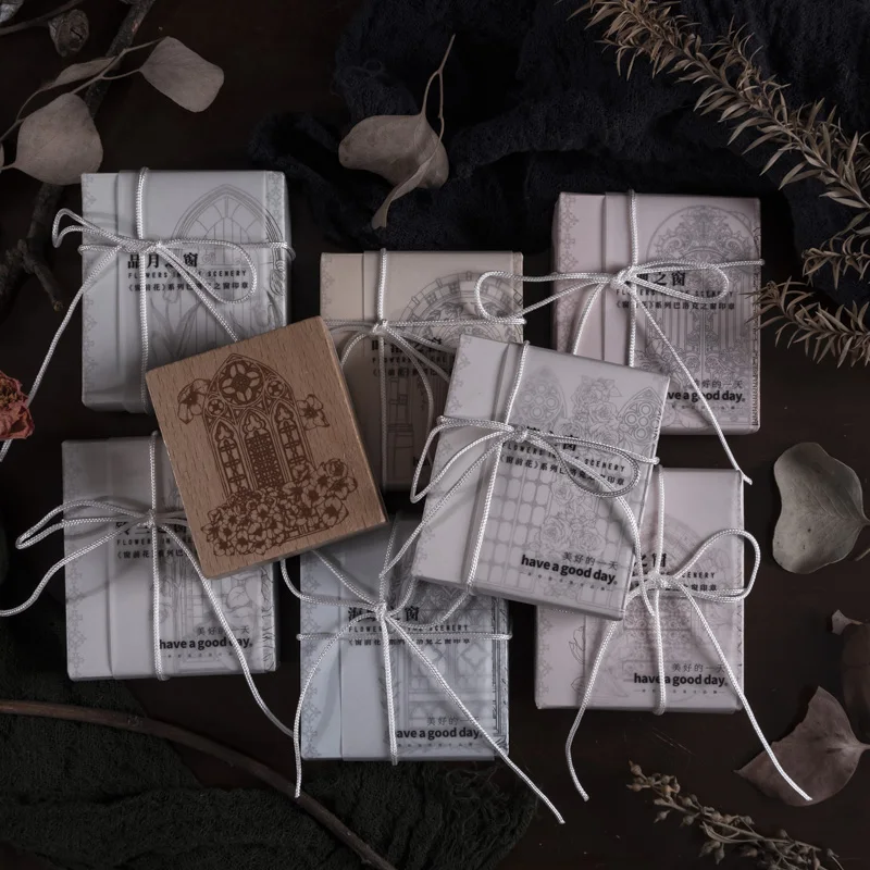 Винтажный Стандартный штамп в стиле барокко для оформления открыток журнал