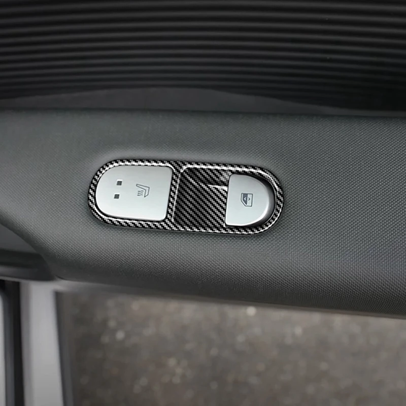 Углеродное волокно задний ряд оконное стекло подъемный переключатель кнопки