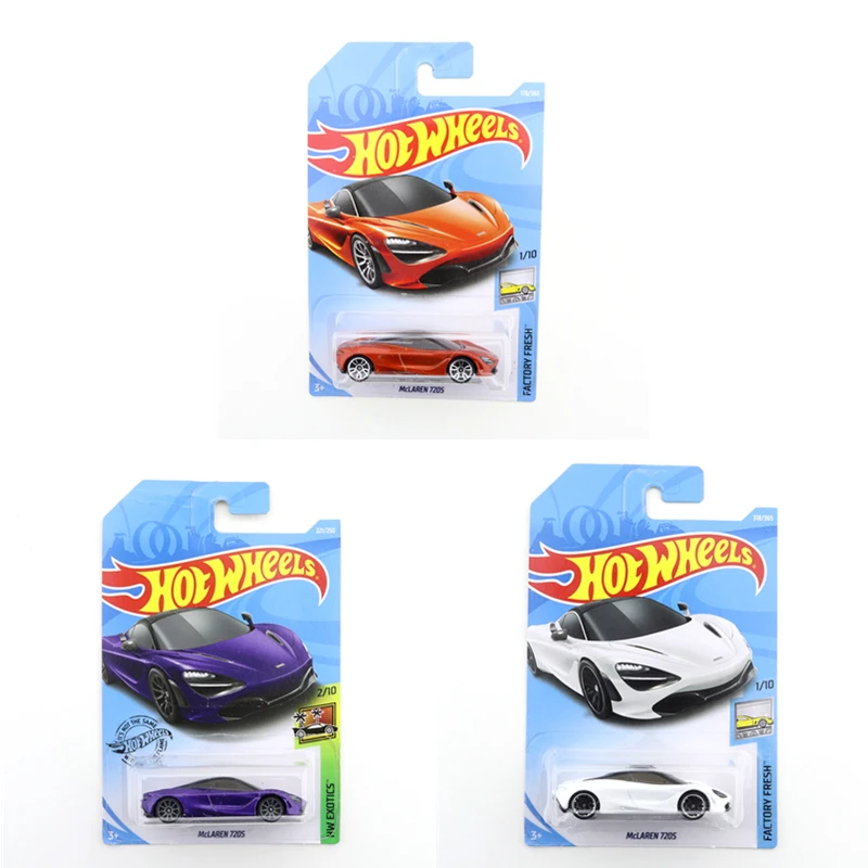 

2018 McLAREN 720S Original Hot Wheels Mini Alloy Coupe 1/64 Metal Diecast Model Car Kids Toys Gift