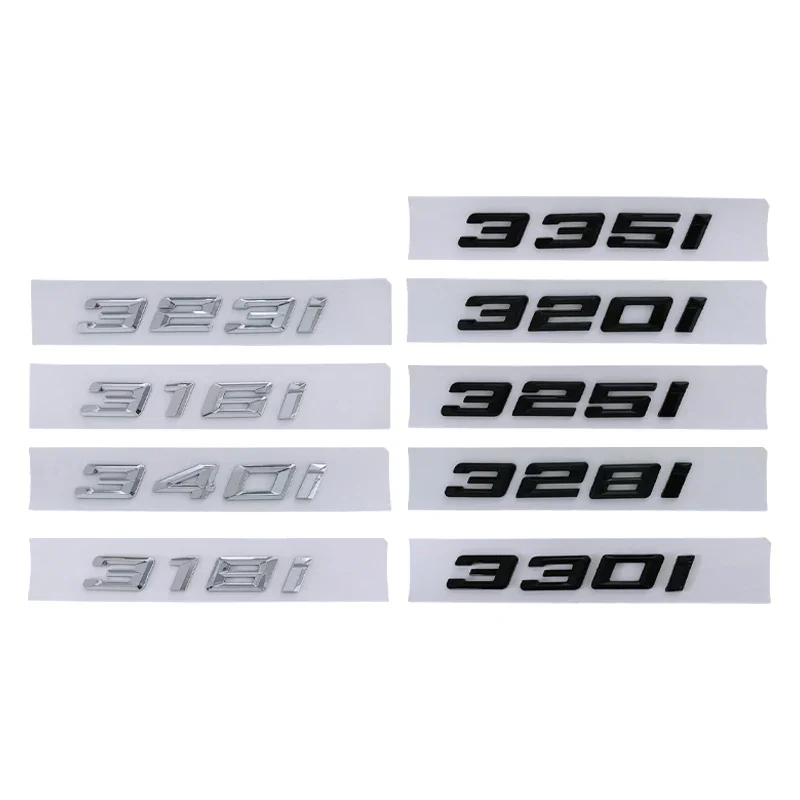 ABS боковой значок на кузов автомобиля наклейка багажник для BMW 318i 316i 320i 323i 335i 325i 328i