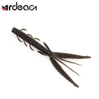 ardea bamboo shrimp soft joint craws 103mm6pcs silicone worm crayfish wobbler artificial swimbait perch bass carp fishing lure