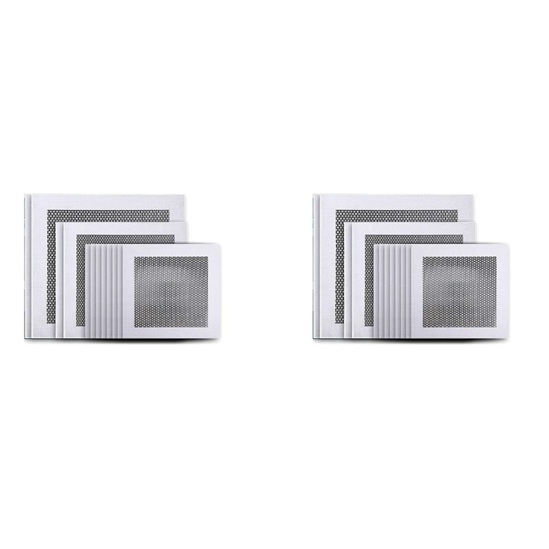 

Drywall Repair Kit 24Pcs Aluminum Wall Repair Patch Kit, 4/6/8 Inch Fiber Mesh, Dry Wall Hole Repair Patch Metal Patch