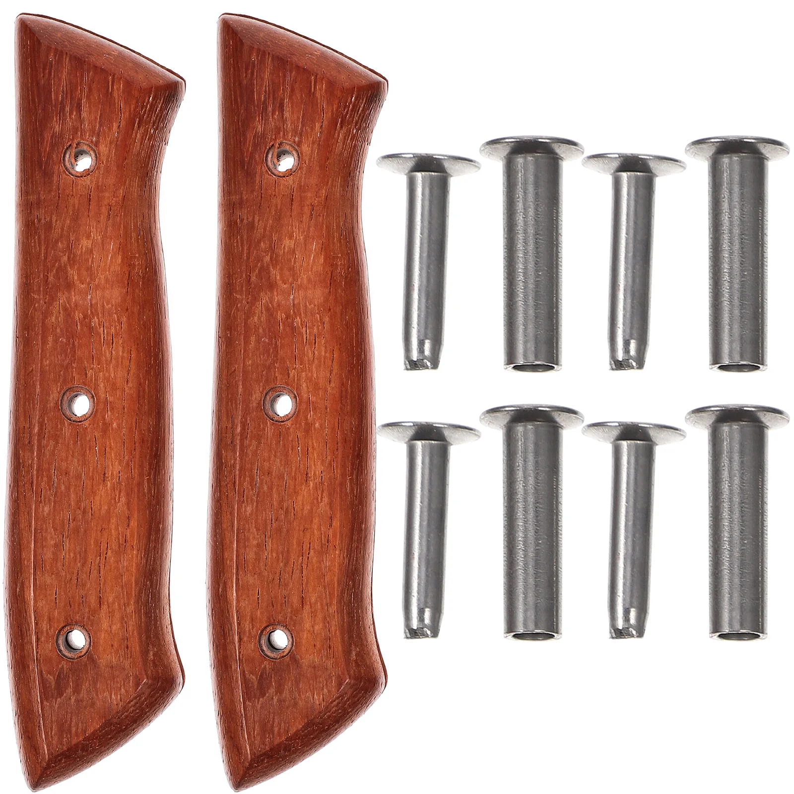 

Handle Replacement Kitchen Grip Making Cover Chef Wooden Accessories Wood Guards Universal Sleeves Slabs Sleeve Protector