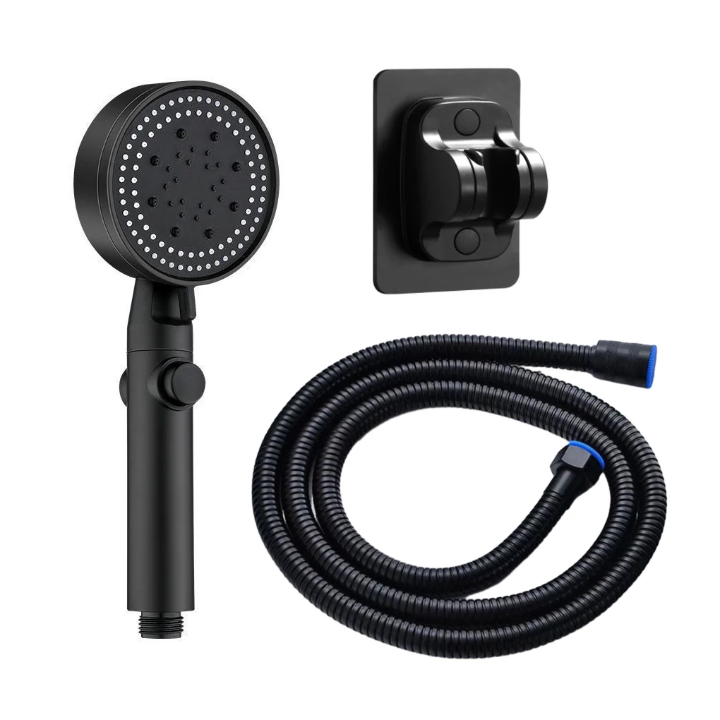 

Drip-free Shower Head For Peaceful Bath - Water-saving Stylish Wide Applicability Modern ABS High Pressure Shower
