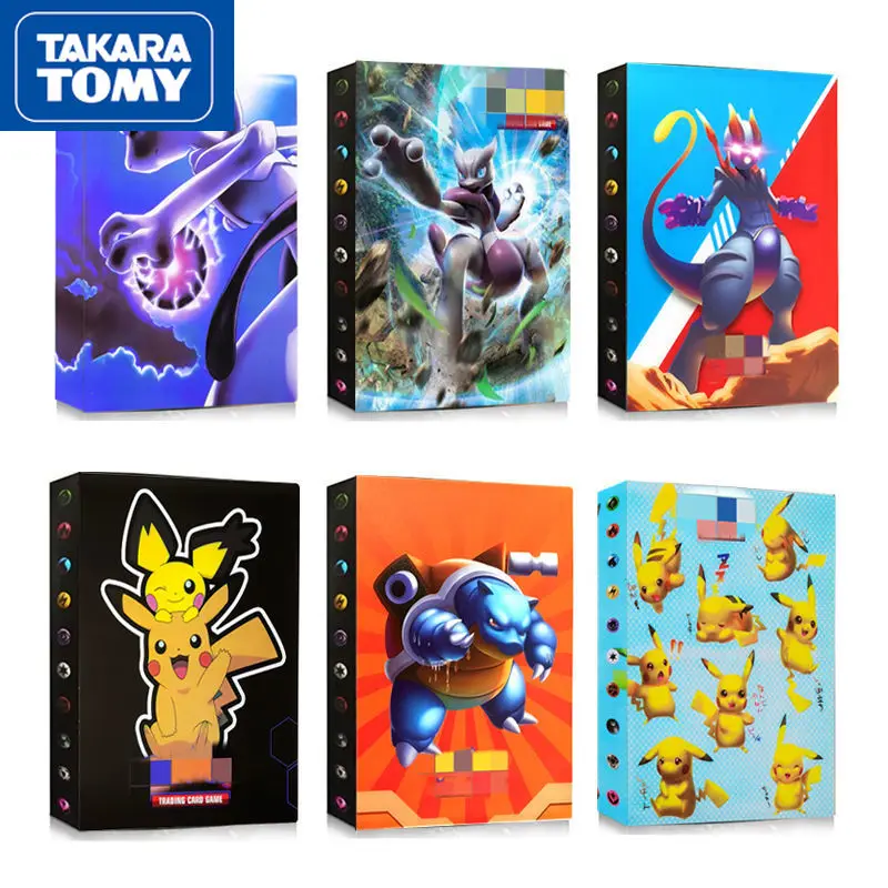 

240pcs TAKARA TOMY Pokemon Shiny Card Storage Book Kawaii Photo Album Game Collection Card Book New Year Gift