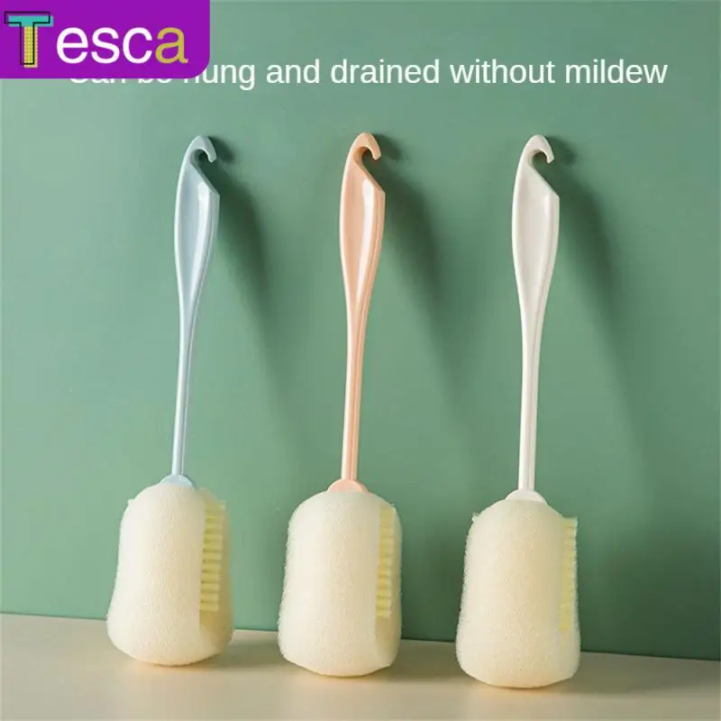 

Long Handle Sponge Brush Portable Bottle Brush Modern High Quality Thermos Cup Brush Kitchen Accessories Household Cup Brush