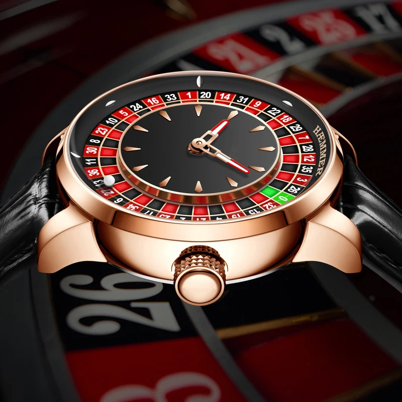 Фото Haemmer Advanced Gambling Dish Design Роскошные часы NH35 Персонализированные модные полностью автоматические механические водонепроницаемые популярные часы №5