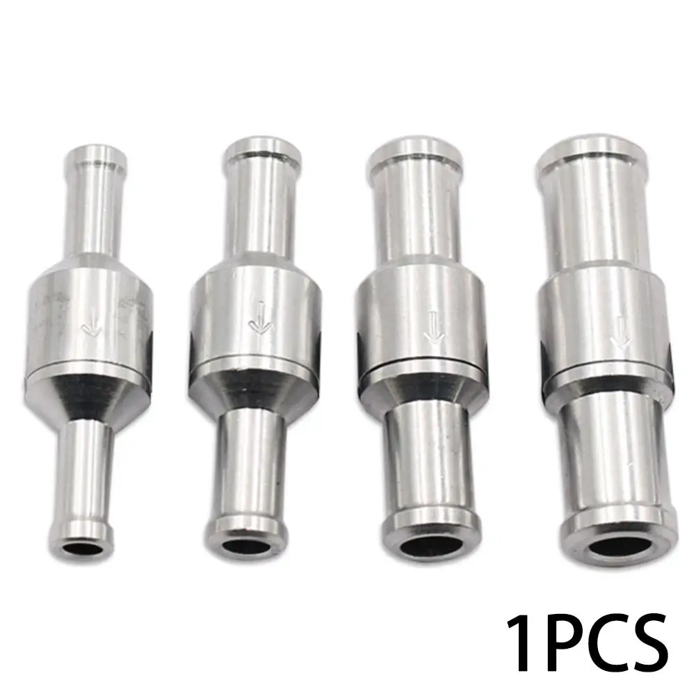 

6-12mm Inline One-way Non-return Check Valve Auminium Fuel Water Gas Air Vacuum For Gasoline Diesel Bio/vegetable Oil