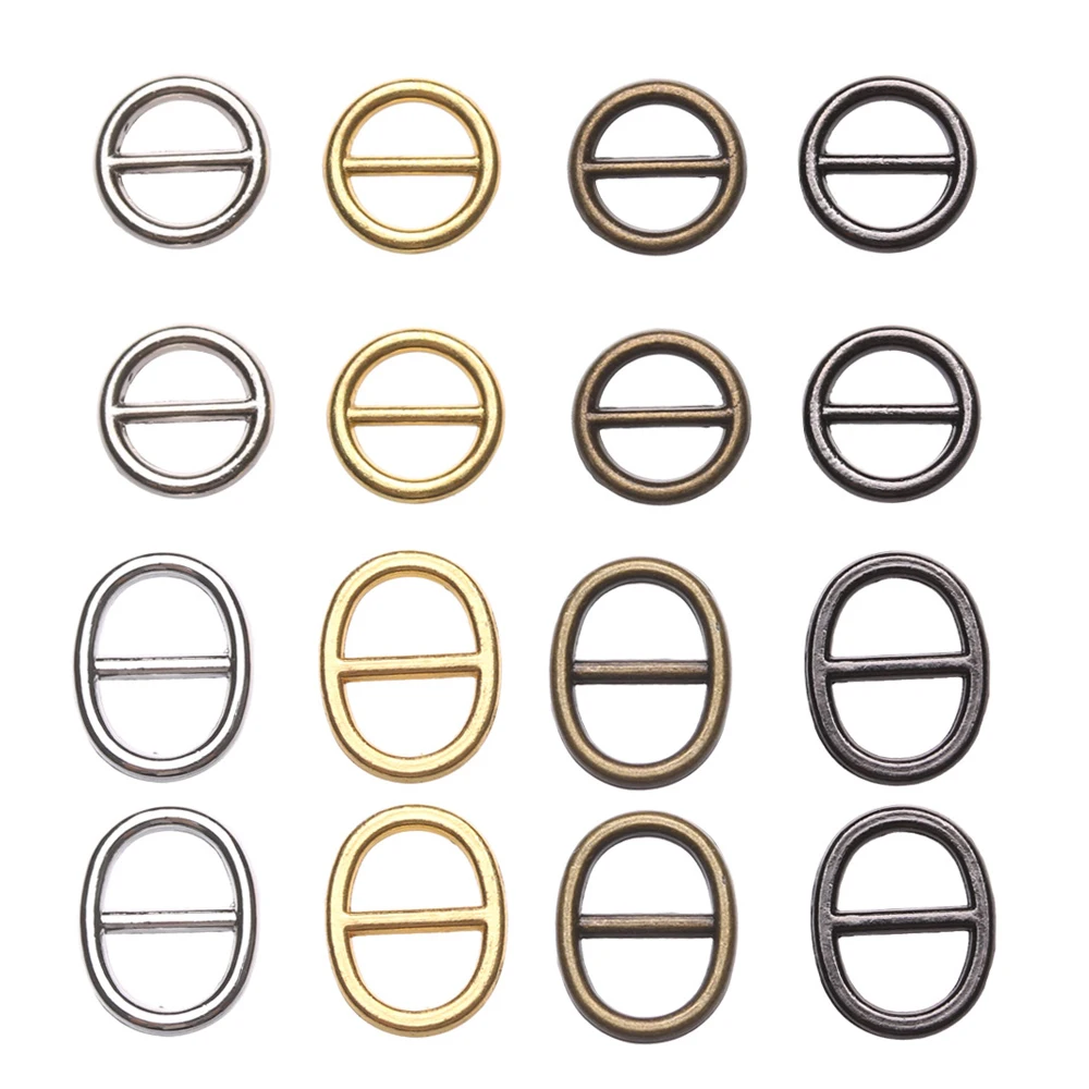 

20/40Pcs 5/6mm Mini Ultra-small Tri-glide Belt Buckle Doll Bags Buckles DIY Doll Buttons Shoes High Quality Sewing Accessories