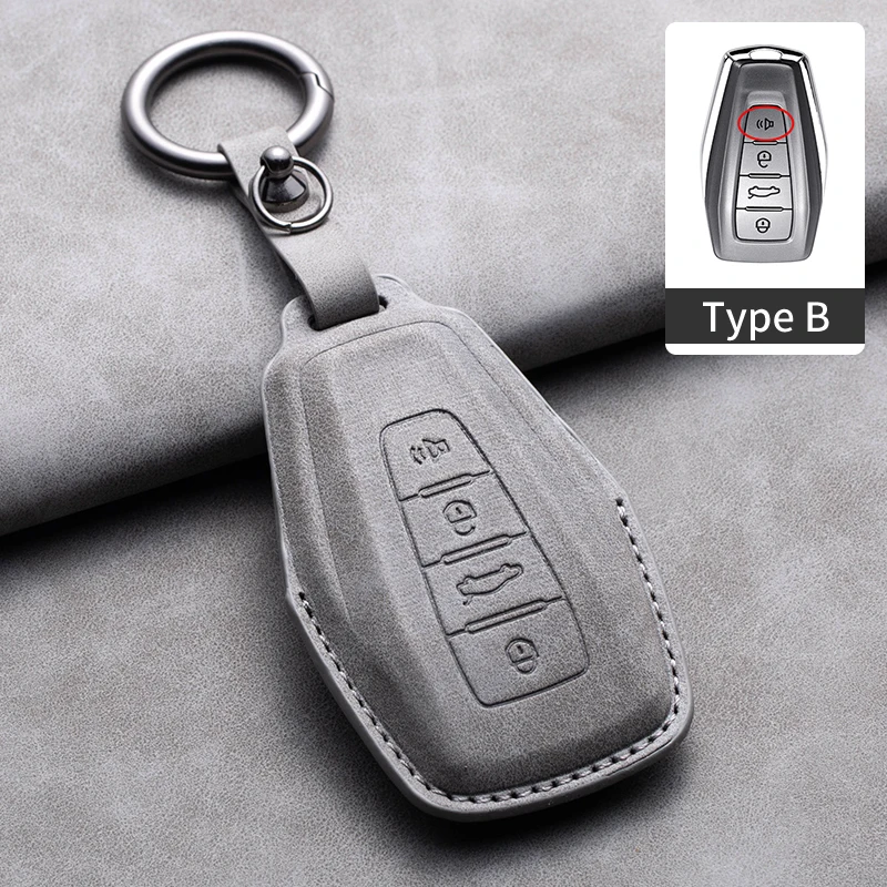 

Кожаный чехол для автомобильного ключа Geely Coolray X6 Emgrand Global Hawk GX7 для Geely Atlas Boyue NL3 X7 EX7 Emgrand Kulrey GT GC9