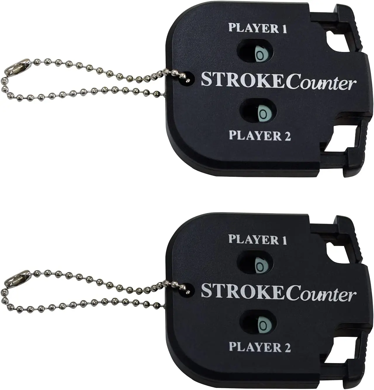 

2 PC Mini Score Counter Golf Stroke Shot Putt Tally Keeper Number with Key Chain