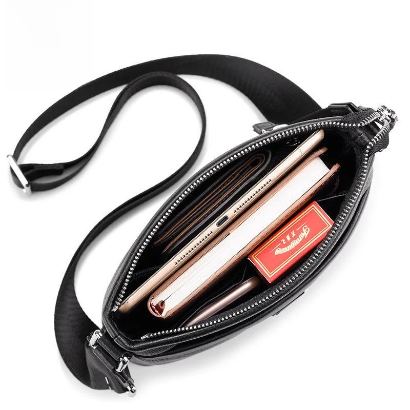 Мужская сумка Emperor Paul из натуральной кожи вертикальная через плечо деловой