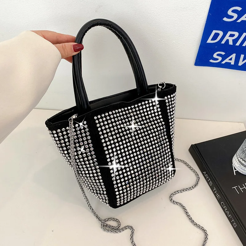 

Women's Bags Luxury Designer Handbags Diamond-studded Shiny Shoulder Bags Fashion Bucket Crossbody Bags Wallet Purses Satchels