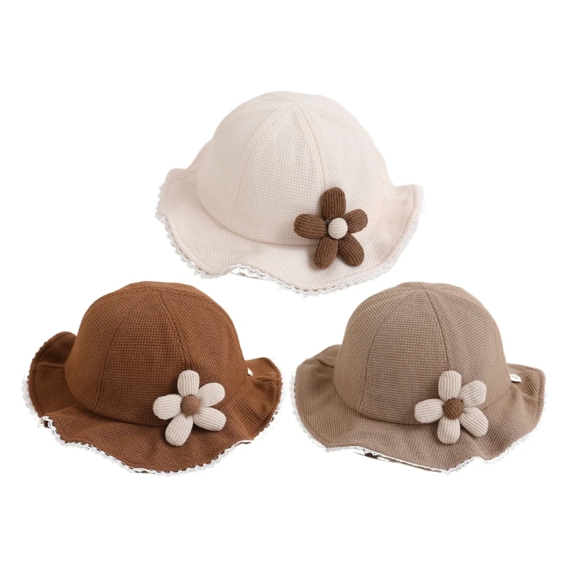 

Детская шляпа от солнца, шляпа-ведро с цветами для малышей, детская летняя шляпа рыбака для младенцев, кепка с широкими полями и