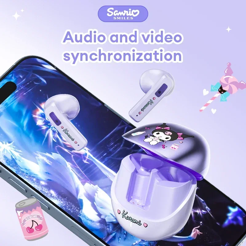 Беспроводные наушники Sanrio BL02 с поддержкой Bluetooth 5 4 и сенсорным управлением