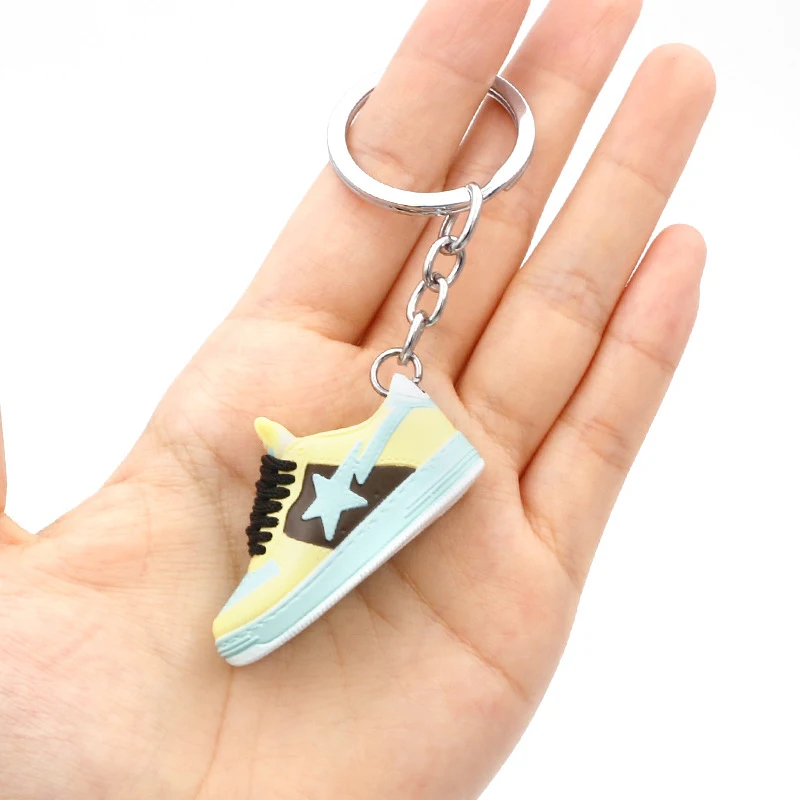 New Basketball Shoe Keychain Mini Sports Shoe Keychain Creative Fashion Jewelry Keychain Fans Souvenir Keychain Mobile pendant
