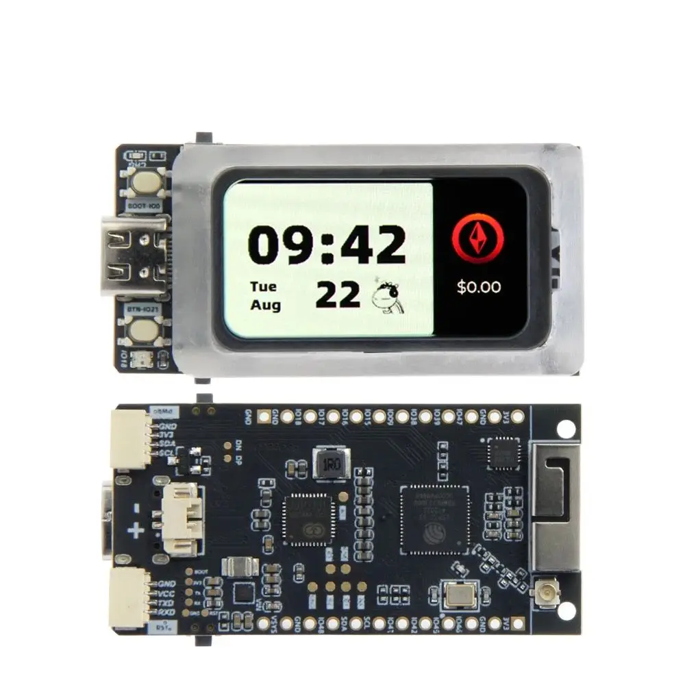 

T-Display-AMOLED-Lite ESP32-S3 Development Board 1.47-inch RM67162 AMOLED Display ESP32-S3R8 Dual-Core LILYGO®