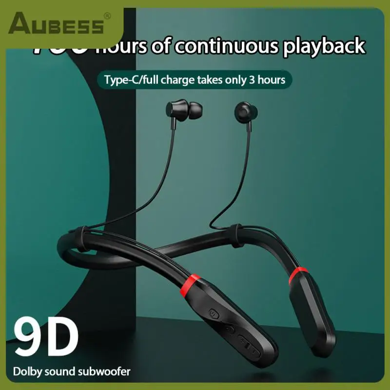 

Neck-mounted Hanging Neck Headphones 1000 Mah Battery Headset 100 Hours Of Battery Life Stereo Tws Earbuds