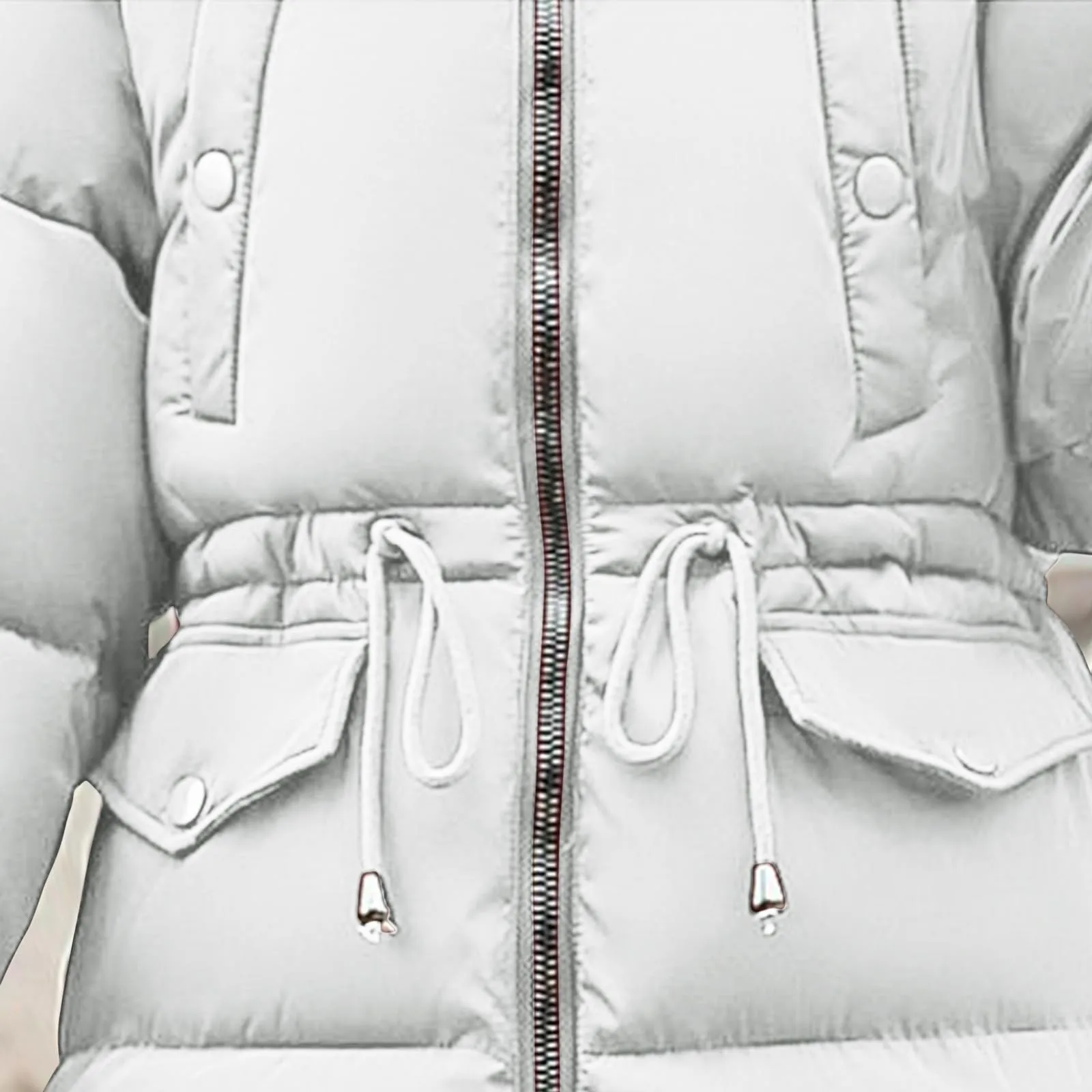 Пуховик женский зимний длинный утепленный пуховик женская легкая куртка с