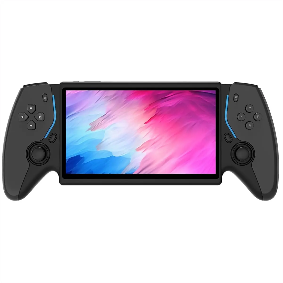 Фото (A03R) HC8000 7-дюймовая портативная игровая консоль в ретро-стиле, 64 ГБ, 15000 игр, открытый исходный код, поддержка более 30 эмуляторов, черный цвет №3