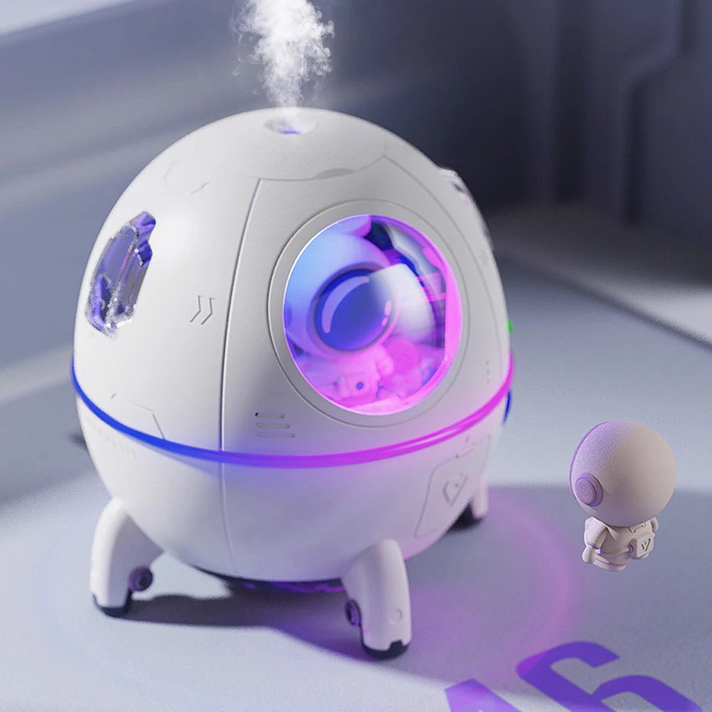 

220ml Humidifier Small Mini Air Water Supplement Spray Large Fog Space Cabin LED Car Home Color Atmosphere Lamp Accessories Tool