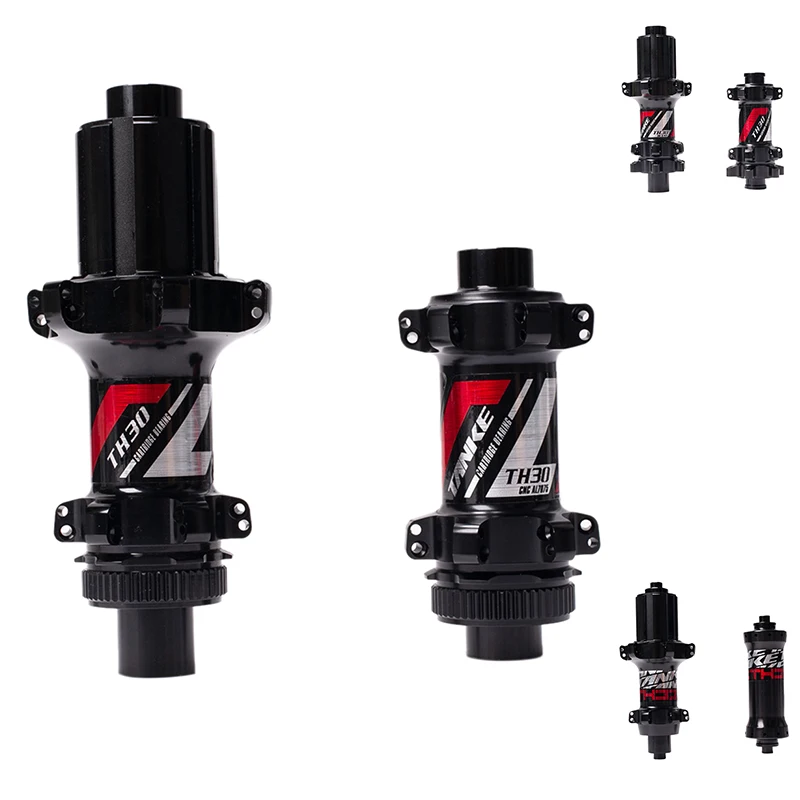 

TANKE Road Bike 24 Holes Hub Aluminum Alloy Hub 6 Pawls 6 Bearing 72 Rings Clicks CNC Straight Spokes Disc / C-Brake