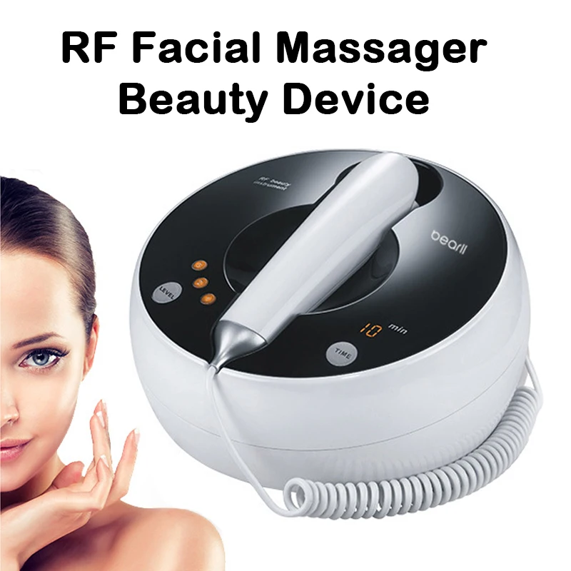 

Radio Frequency Facial Massager Professional Wrinkle Remove Machine Skin Tightening Face Lifting RF Skin Care Beauty Device SPA