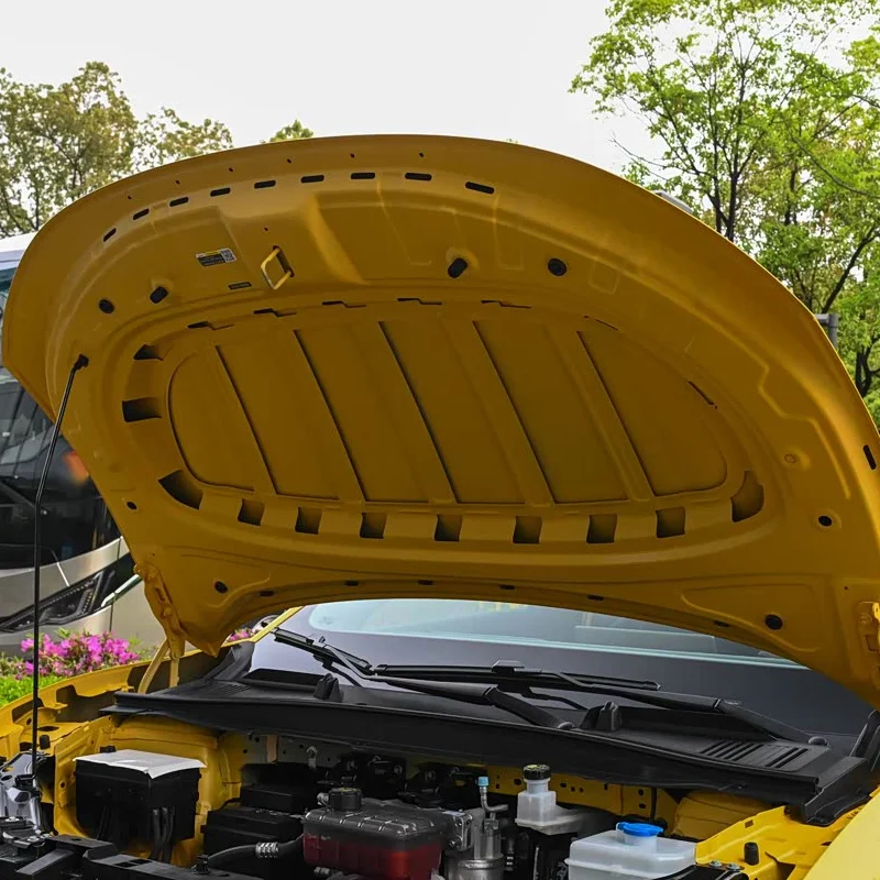 Фото Для Leapmotor B05 Lafa 5 2025 2026: Шумоизоляционный мат для капота, защита от огня и тепла, шумопоглощающий хлопок, автомобильные аксессуары №4